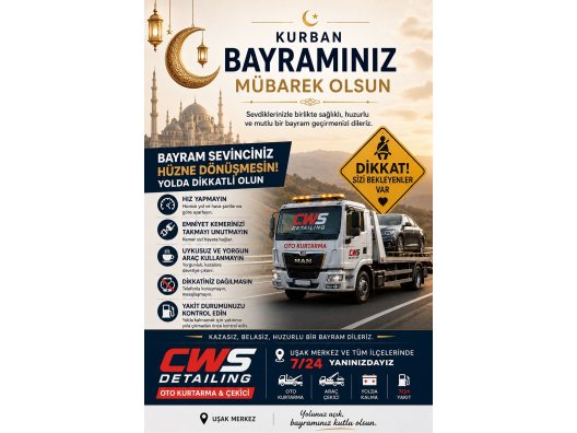 Bayram Yolculuğuna Çıkmadan Önce Bunlara Dikkat Edin | Uşak Oto Çekici Tavsiyeleri