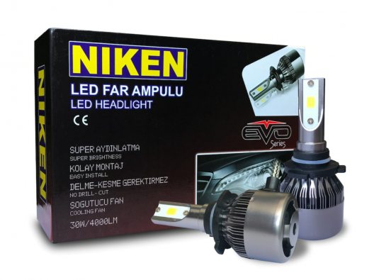 NİKEN LED XENON ŞİMŞEK ETKİLİ BEYAZ ZENON - İnci Oto Aksesuar