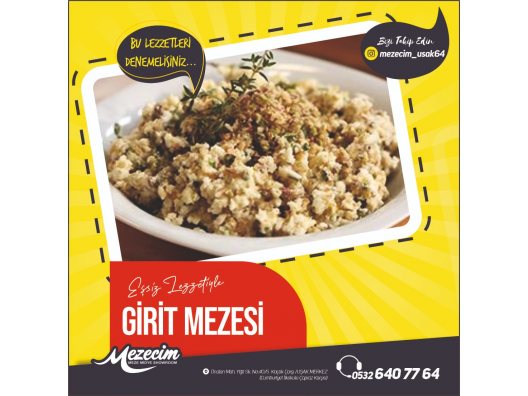 Girit Mezesi - Mezecim Meze Midye Showroom