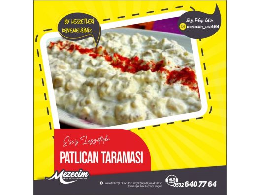 Patlıcan Tarama - Mezecim Meze Midye Showroom