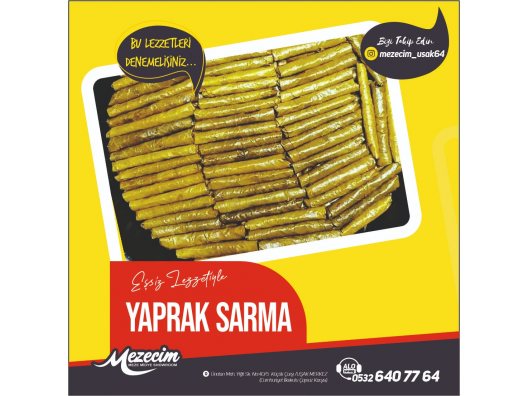 Yaprak Sarma - Mezecim Meze Midye Showroom