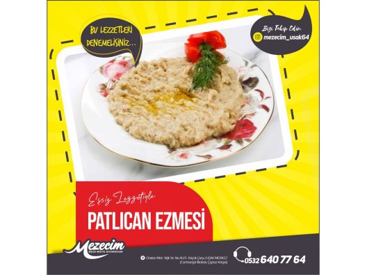 Patlıcan Ezme - Mezecim Meze Midye Showroom