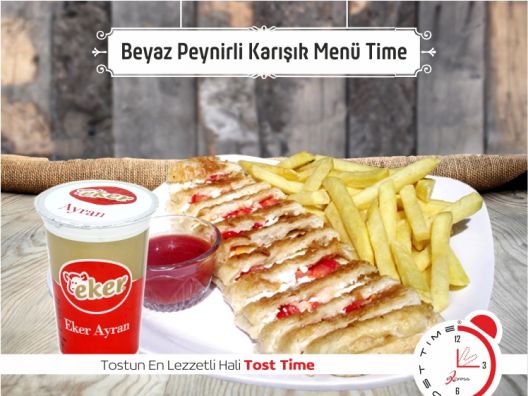 Beyaz Peynirli Karışık Menü Time