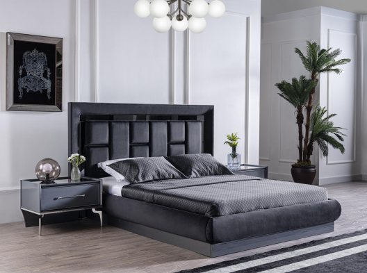 Titanyum Yatak Odası - Türk Home Mobilya