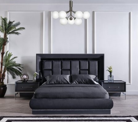 Titanyum Yatak Odası - Türk Home Mobilya